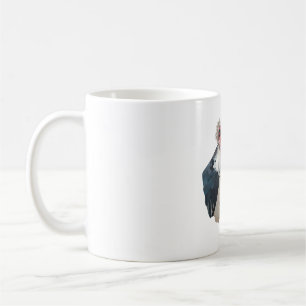 M ist für Marabou Stork Kaffeetasse