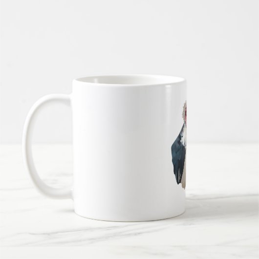 M ist für Marabou Stork Kaffeetasse (Links)