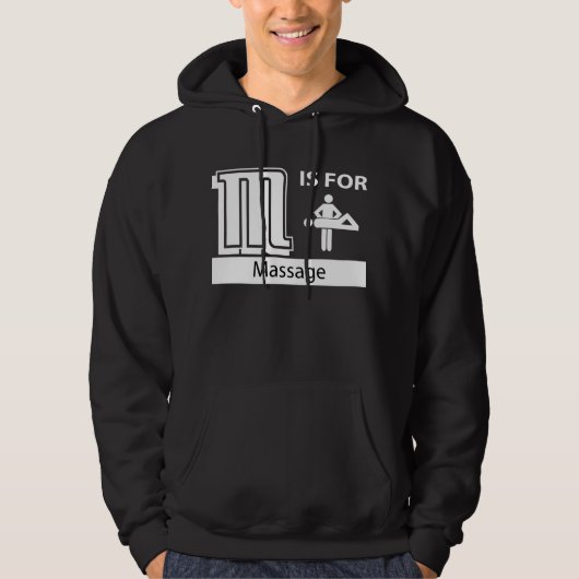 M ist für Massage Hoodie (Vorderseite)
