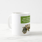 M ist für Mata Mata Turtle Kaffeetasse (Vorderseite Links)