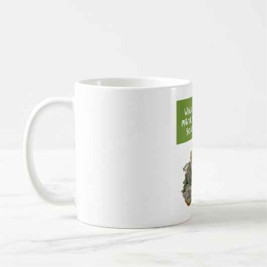 M ist für Mata Mata Turtle Kaffeetasse (Links)