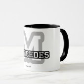 M ist für Mercedes Tasse (VorderseiteRechts)