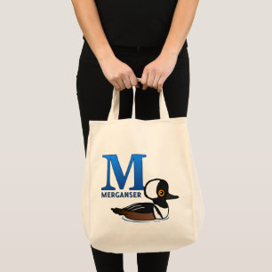 M ist für Merganser Tragetasche