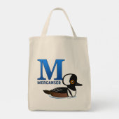 M ist für Merganser Tragetasche (Rückseite)