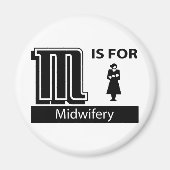 M ist für Midwifery Magnet (Vorne)