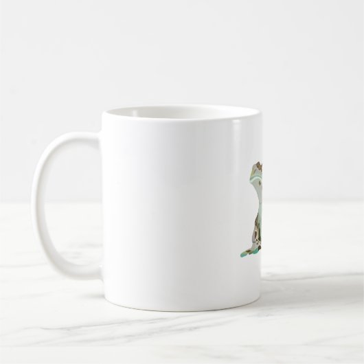 M ist für Milchfrosch Kaffeetasse (Links)