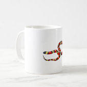 M ist für Milchschlange Kaffeetasse (Vorderseite Links)