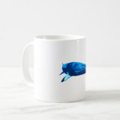 M ist für Minke Whale Kaffeetasse (Vorderseite Links)