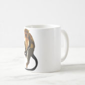 M ist für Mona Monkey Kaffeetasse (VorderseiteRechts)