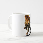 M ist für Mona Monkey Kaffeetasse (Vorderseite Links)