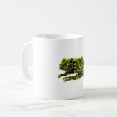 M ist für Mossy Frog Kaffeetasse (Vorderseite Links)