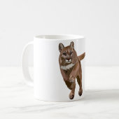 M ist für Mountain Lion Kaffeetasse (Vorderseite Links)