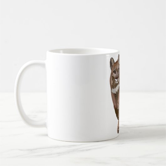 M ist für Mountain Lion Kaffeetasse (Links)