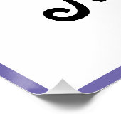 M ist für Name Poster (Ecke)