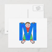 M ist für postkarte (Vorne/Hinten)