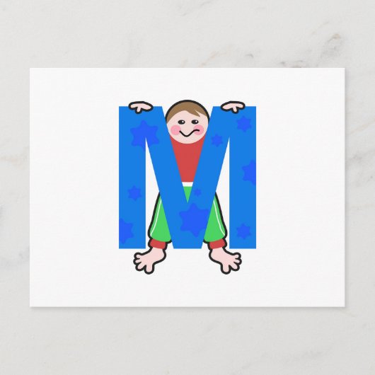 M ist für postkarte (Vorderseite)