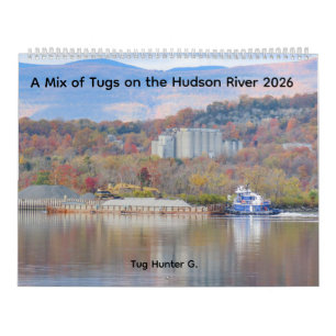 M Ix von Schleppern am Hudson River 2026 Kalender