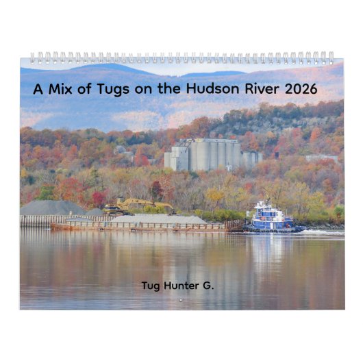 M Ix von Schleppern am Hudson River 2026 Kalender (Titelbild)