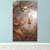 M. J. HEADE - Crimson Topaz Hummingbirds (1870-83) Leinwanddruck (Insitu (Holzboden))