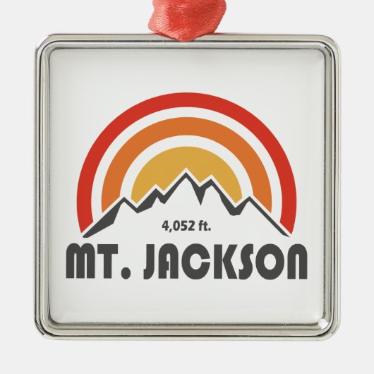 M. Jackson New Hampshire Ornament Aus Metall (Vorne)