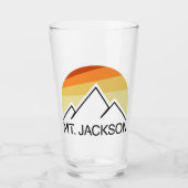 M. Jackson New Hampshire Retro Glas (Vorderseite)