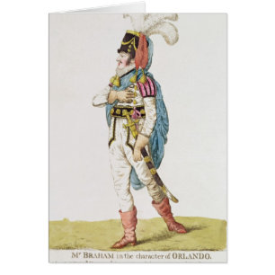 M.John Braham der Charakter von Orlando, 1802