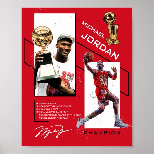 M.Jordan Poster (Vorne)