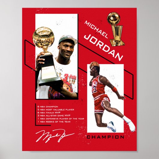 M.Jordan Poster (Vorne)
