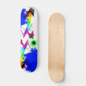 m k skatebord skateboard (Vorderseite)