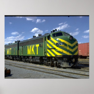 M-K-T EMD F-7A Set #77A , 1973_Züge Poster