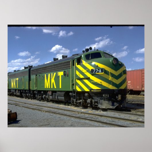 M-K-T EMD F-7A Set #77A , 1973_Züge Poster (Vorne)