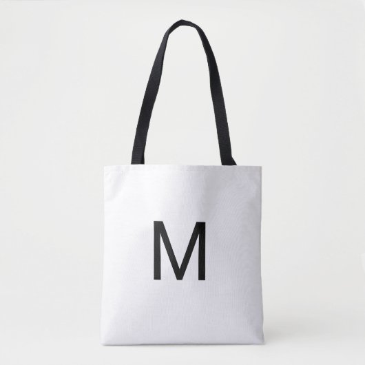 M letter  tote bag tasche (Vorderseite)