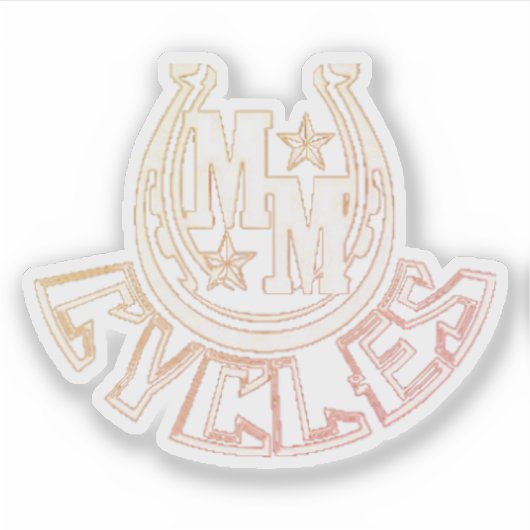 M&M Cycles Decal Aufkleber (Vorderseite)