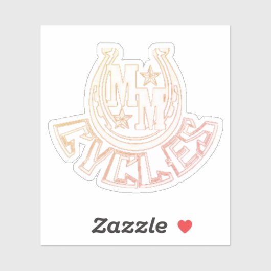 M&M Cycles Decal Aufkleber (Blatt)