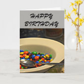 M&M Geburtstagskarte Karte (Gelbe Blume)