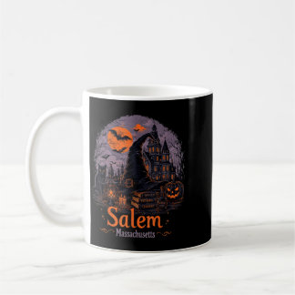 M Machusetts Vintage Hexenhutze Katze Gruselig Kaffeetasse