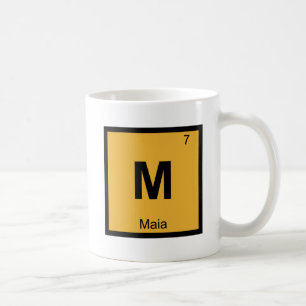 M - Maia Plejaden Chemie Periodensystem Kaffeetasse