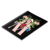 M Mary Jungfrau Heiliges Herz Jesus Religiöse Cath Notizblock (Linke Seite)