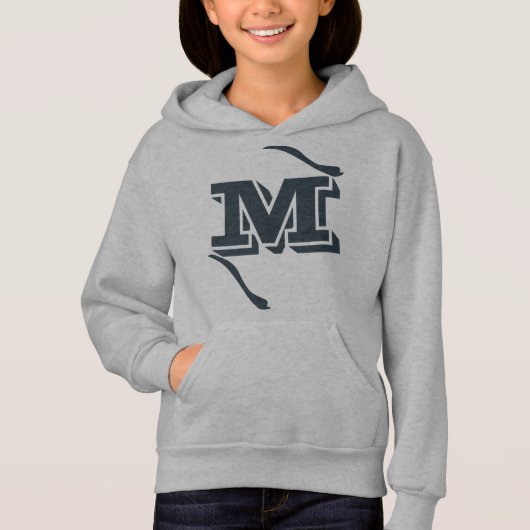 M | Merizing Motion Serif Monogram Crewneck Hoodie (Vorderseite)