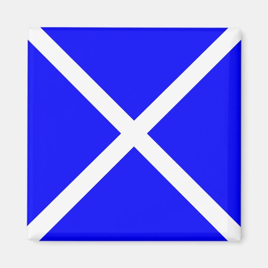 "M" (Mike) Code der Signalflagge Magnet (Vorne)