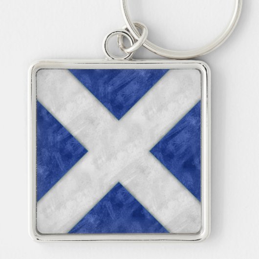 M-Mikewatercolor-Seesignal-Seeflagge Schlüsselanhänger (Vorne)