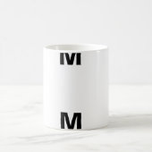 M Monogram Coffee Tasse (Mittel)
