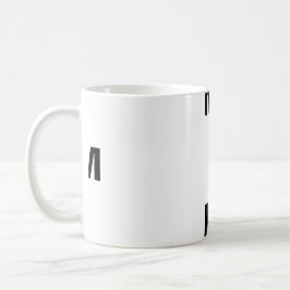 M Monogram Coffee Tasse