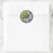 M Monogram Lilac Umschlag Aufkleber Sticker (Tasche)