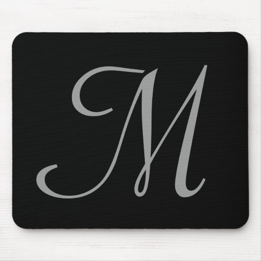 M: Monogram M Elegant Mousepad - Initialbrief (Vorne)