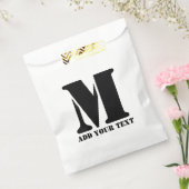 M Monogram Simple Modern Minimalistisch Personalis Geschenktütchen (Versiegelt)