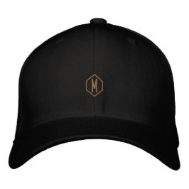 M Monogramm Kombiniert Klassisches Flexfit-Wollpro Bestickte Baseballkappe