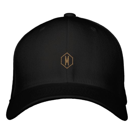 M Monogramm Kombiniert Klassisches Flexfit-Wollpro Bestickte Baseballkappe (Vorderseite)