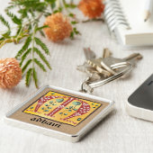 M Monogramm Schlüsselanhänger (Seite)