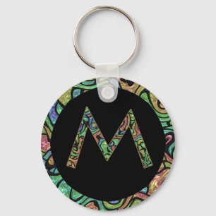 M-Monogramm Schlüsselanhänger